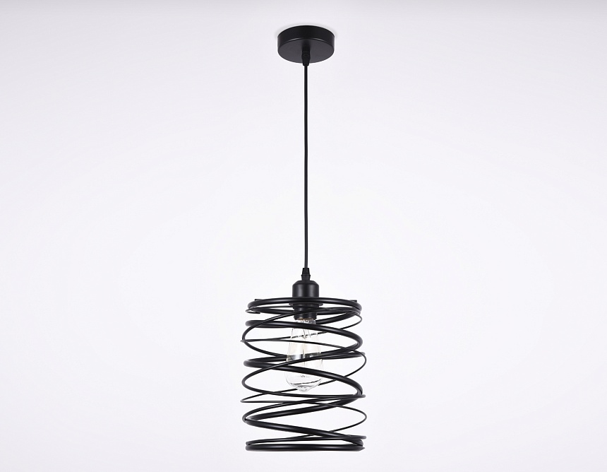 TR8401 BK черный E27 max 60W D190*1000